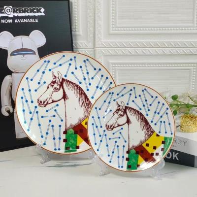 cheap quality Hermes Hippomobile set of 2 plates N2